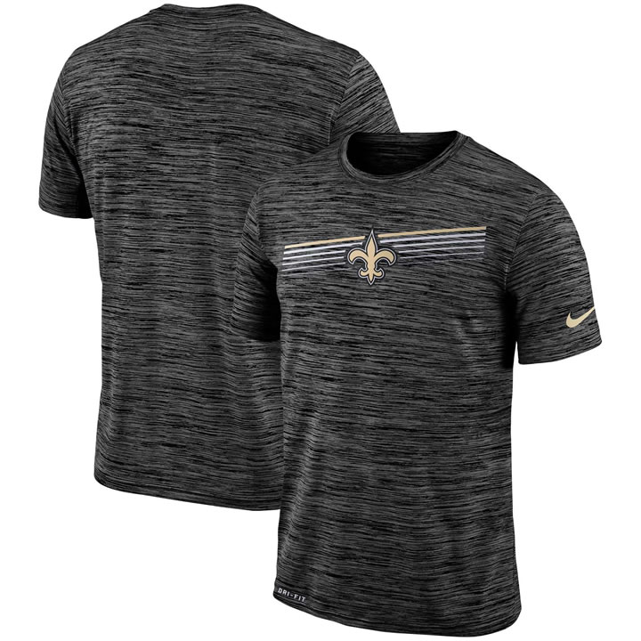 New Orleans Saints Nike Sideline Velocity Performance T-Shirt Heathered Black,We sell and wholesale New Orleans Saints Nike Sideline Velocity Performance T-Shirt Heathered Black on line form chian!